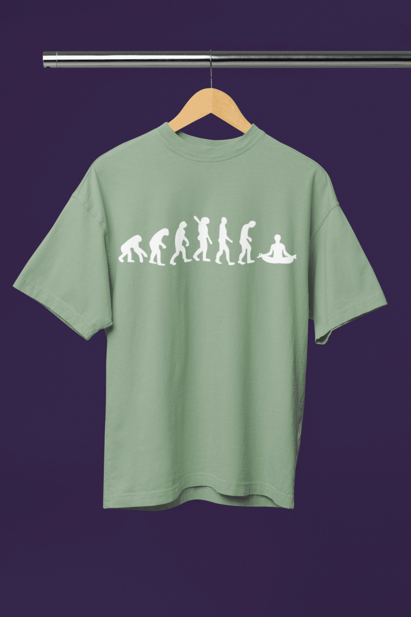 Men's Mint Greem Oversized T-Shirt - Darwin Cycle