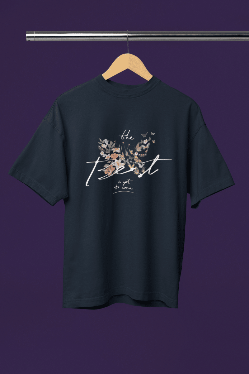Women's Navy Blue Oversized T-Shirt - The Best