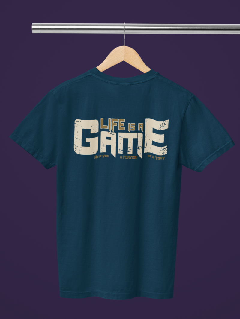 mockup of a comfort colors round neck tee placed on a hanger m52783 (1)