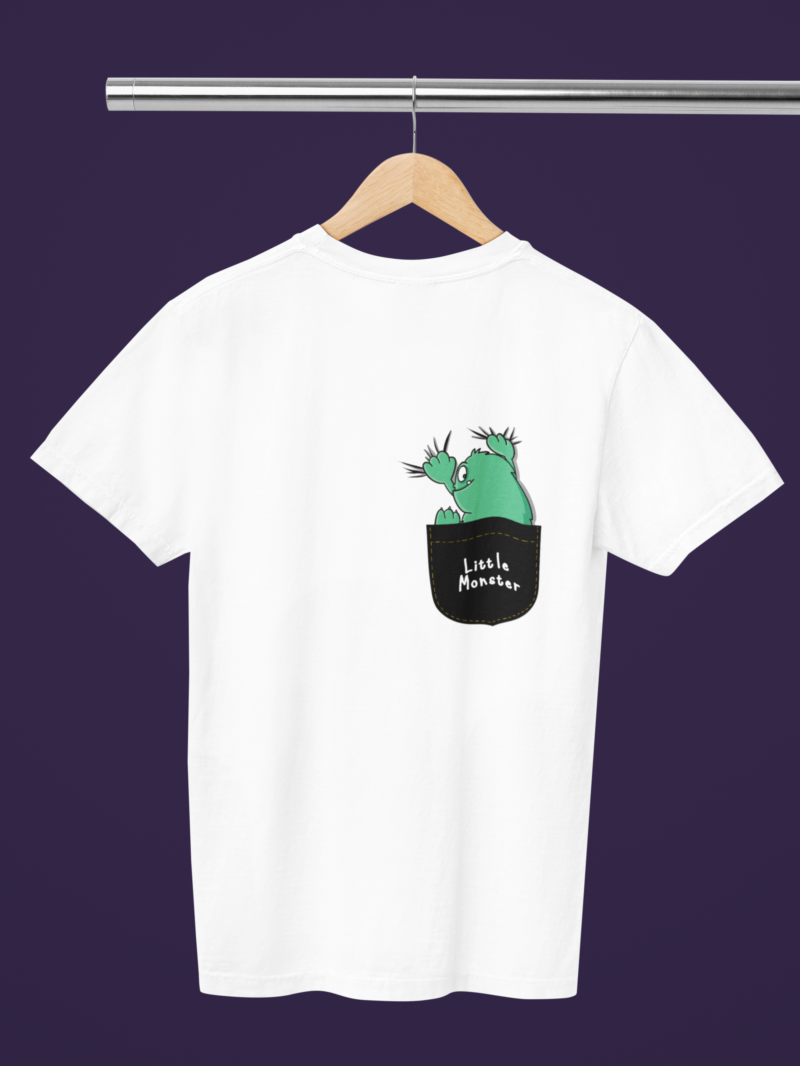 Women's White Classic T-Shirt - Pocket Friend