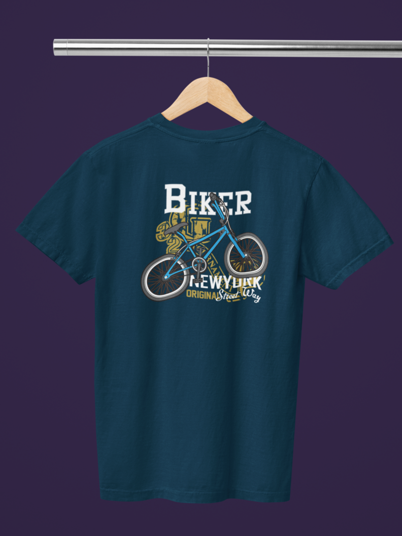 Women's Navy Blue Classic T-Shirt - Rider
