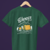 mockup of a comfort colors round neck tee placed on a hanger m52783 (2)