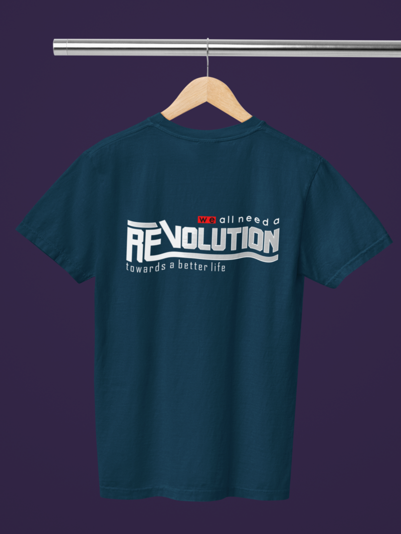 Women's Navy Blue Classic T-Shirt - Revolution