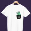 mockup of a comfort colors round neck tee placed on a hanger m52783 (4)