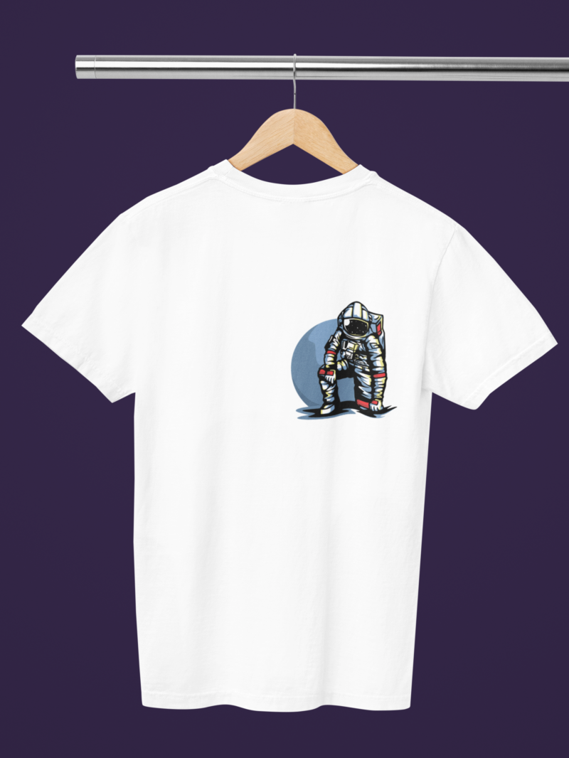 Men's White Classic T-Shirt - Moonwalker