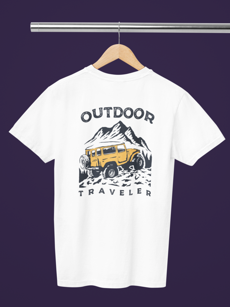 Women's White Classic T-Shirt - Outing Zone