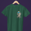 mockup of a comfort colors round neck tee placed on a hanger m52783 (6)