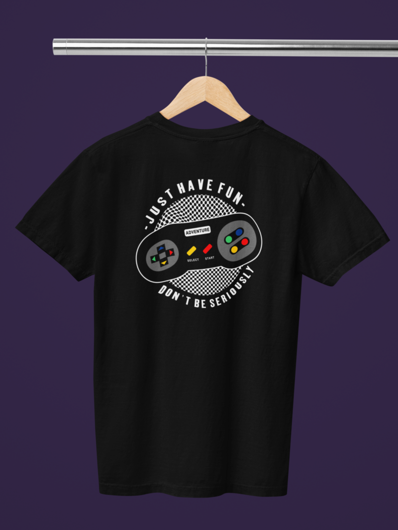 Women's Black Classic T-Shirt - Just Have Fun