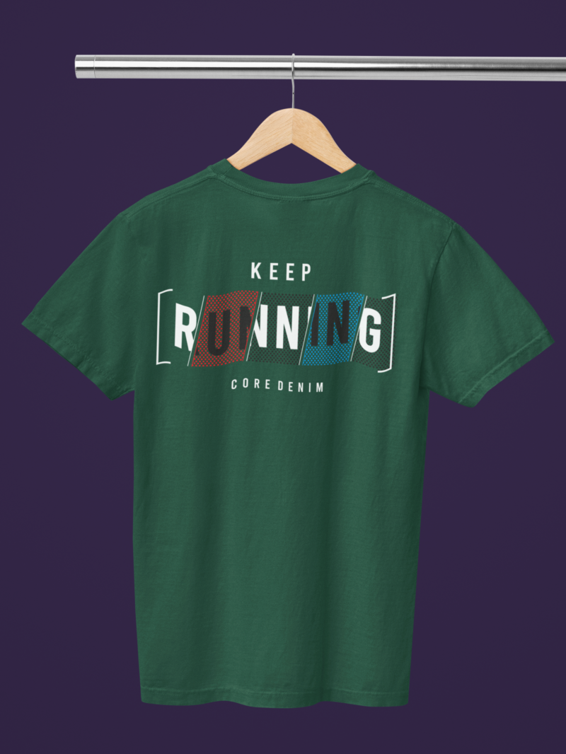 mockup of a comfort colors round neck tee placed on a hanger m52783 (7)