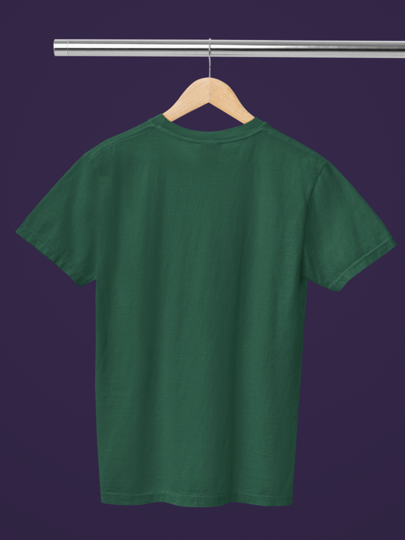 mockup of a comfort colors round neck tee placed on a hanger m52783s