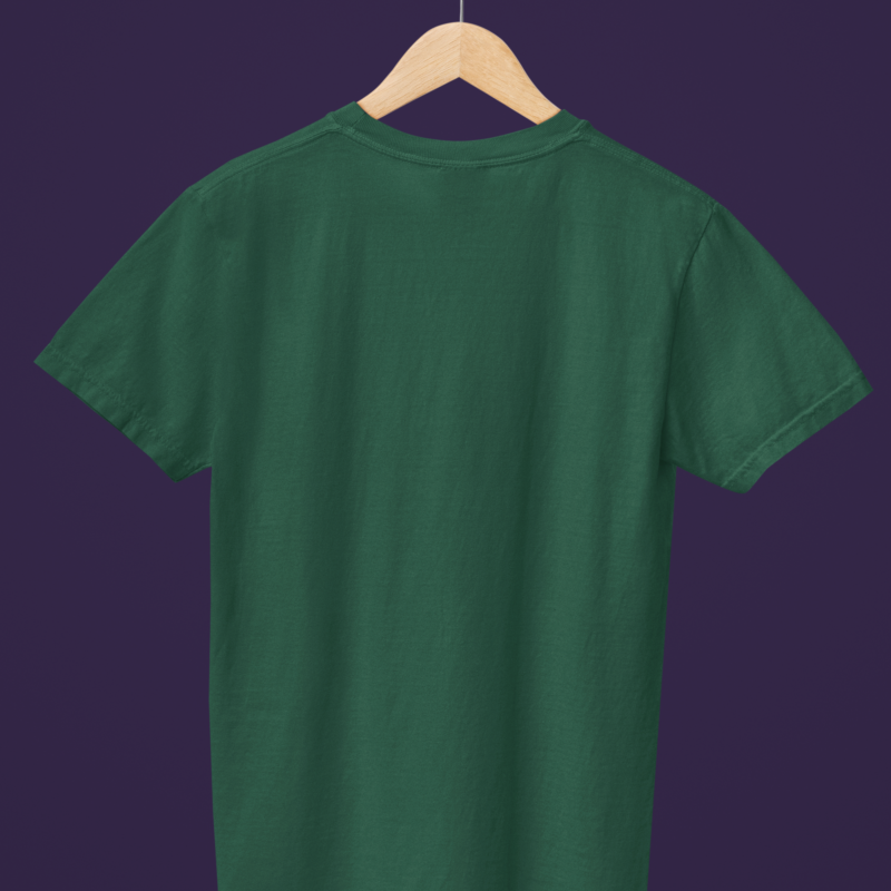 mockup of a comfort colors round neck tee placed on a hanger m52783s