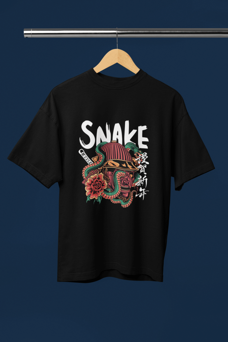 Men's Artistic Design Oversized T-Shirt
