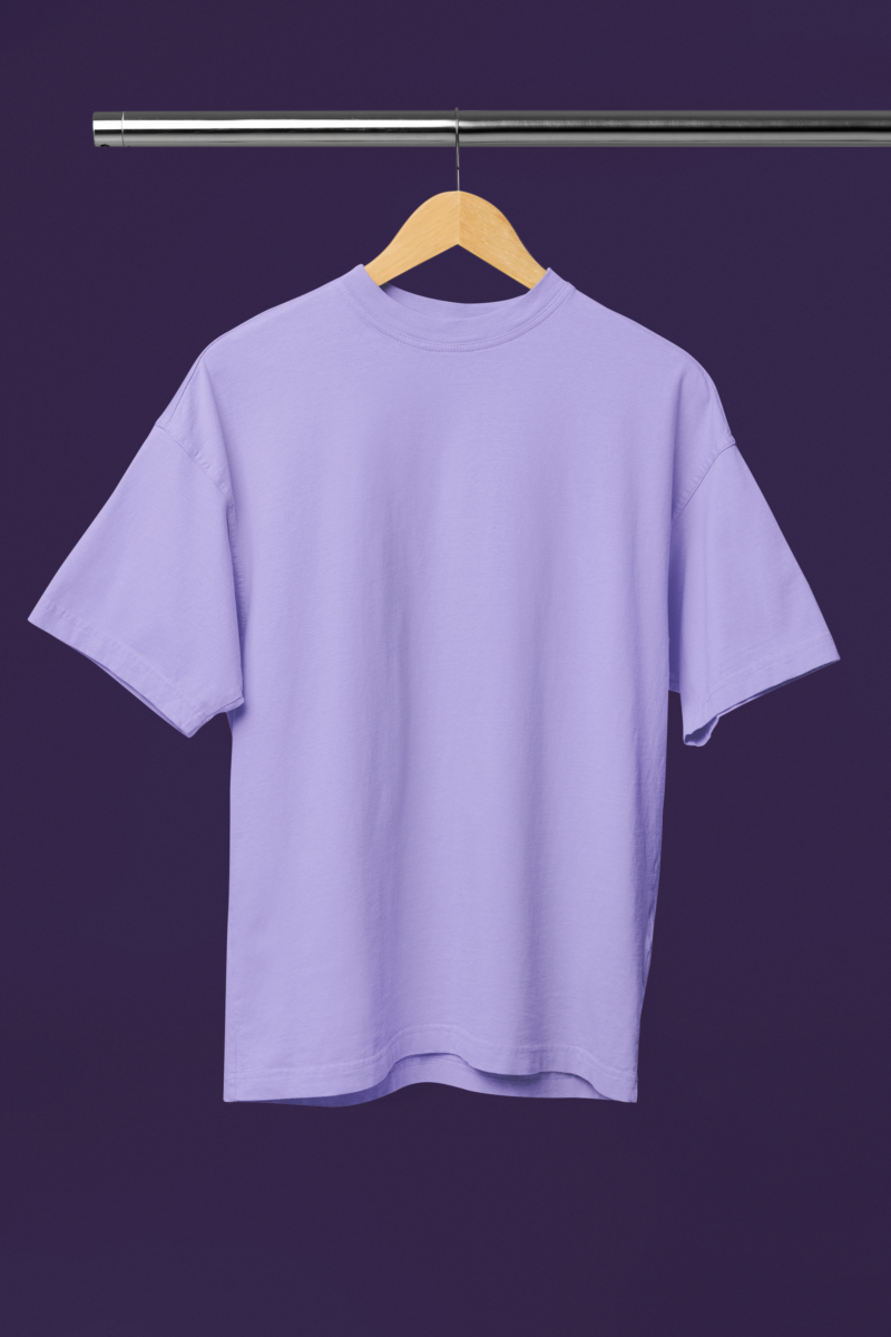 Men's Lavender Oversized T-Shirt