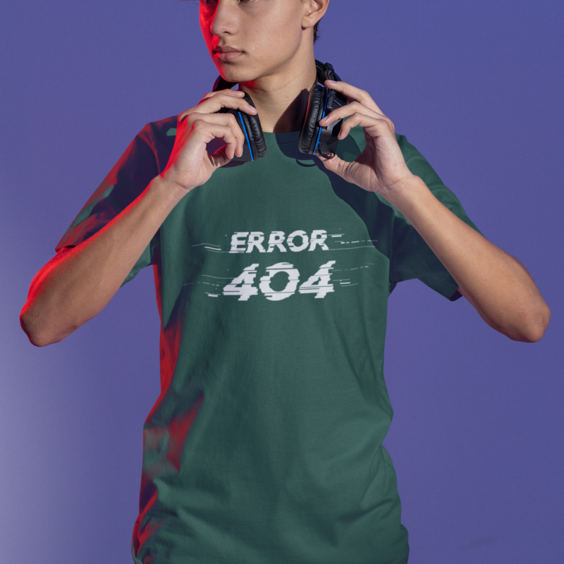 t shirt mockup of a serious gamer about to put on some headphones m28451 (1)