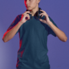 t shirt mockup of a serious gamer about to put on some headphones m28451 (4)