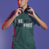 t shirt mockup of a serious gamer about to put on some headphones m28451 (5)