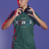 t shirt mockup of a serious gamer about to put on some headphones m28451 (7)