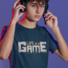 tee mockup featuring a teen gamer wearing headphones m28454 (1)