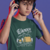 tee mockup featuring a teen gamer wearing headphones m28454 (2)