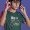 tee mockup featuring a teen gamer wearing headphones m28454 (4)