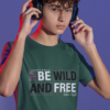 tee mockup featuring a teen gamer wearing headphones m28454 (5)